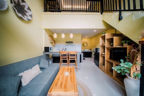 Superior Loft, Pool View | Living area - The Loloan Loft (Badung)