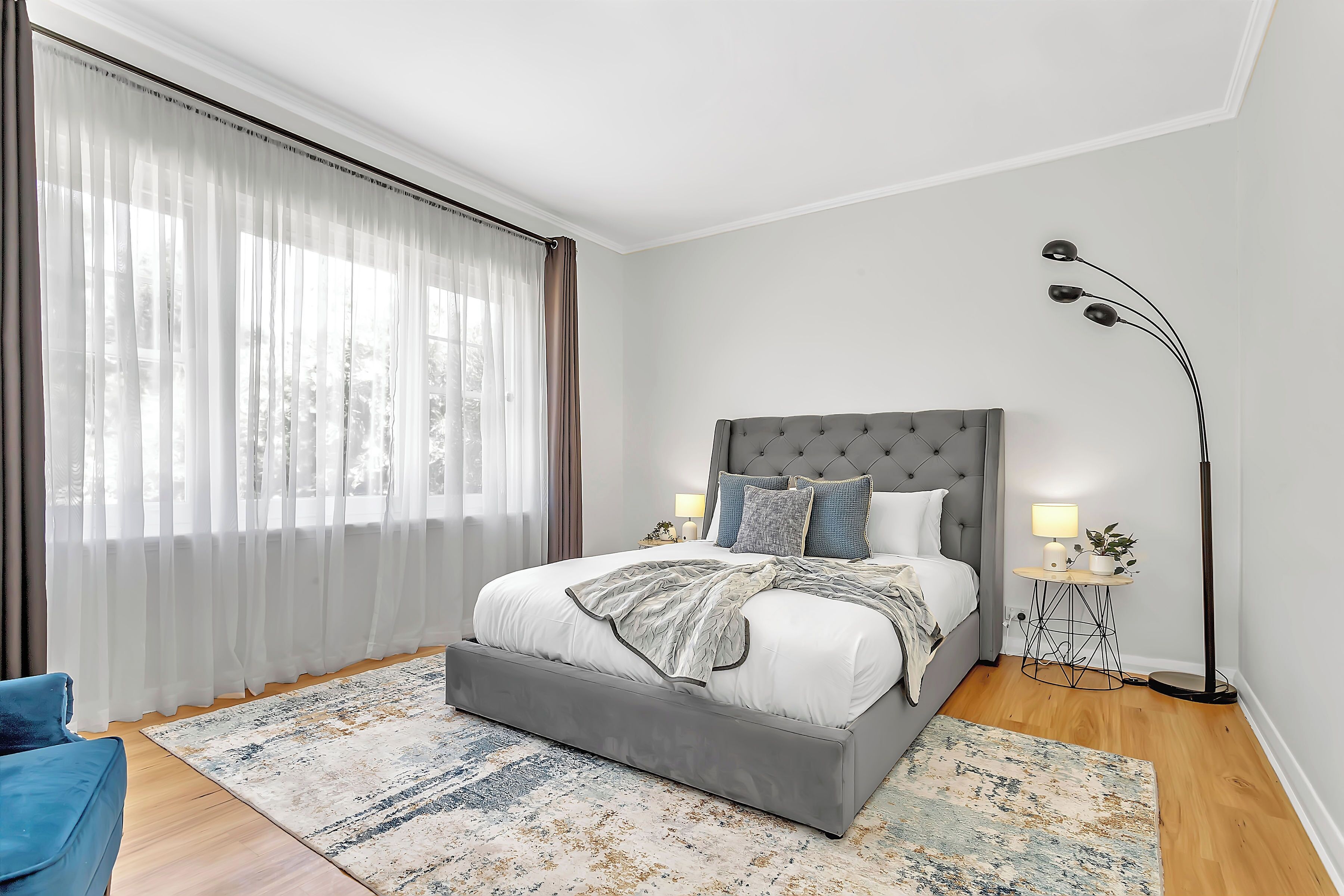 3 slaapkamers, een strijkplank/strijkijzer, wifi, beddengoed