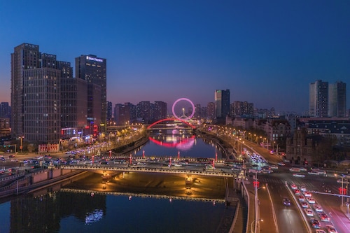 Crystal Orange Tianjin Eye Ancient Culture Street