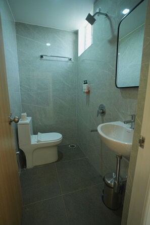 Bathroom - YVK GRAND INN Hitech City (Hyderabad)