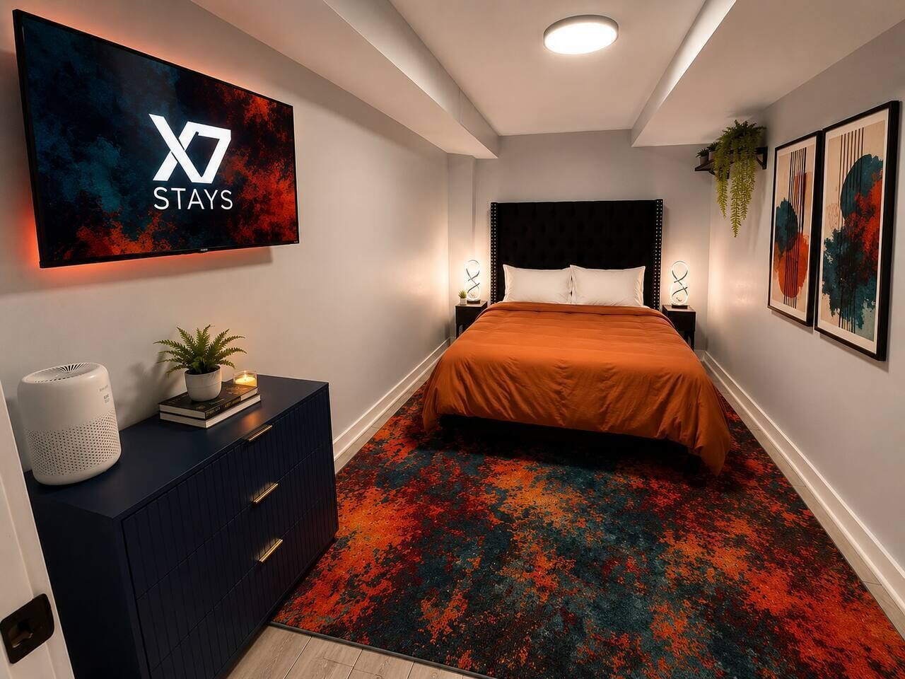 1 bedroom, desk, iron/ironing board, WiFi