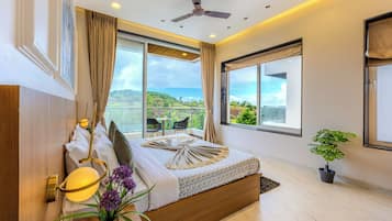 Villa Deluxe, vista a la colina | Tabla de planchar con plancha y wifi gratis