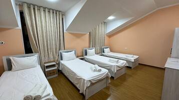 In-room safe, desk, laptop workspace, soundproofing