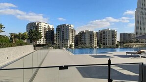 Pool - Feather & Stone 1BR | Creek Harbour skyline home (Dubai)