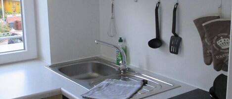 Fridge, stovetop, dishwasher