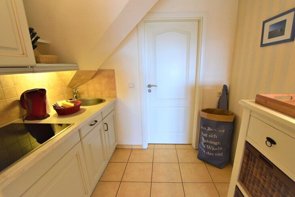 Coffee/tea maker, fridge, stovetop, dishwasher