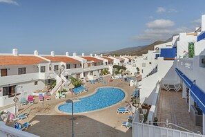 Pool - Holiday Apartment 'Port Royale 158' with Sea View, Communal Pool and Wi-Fi (Arona)