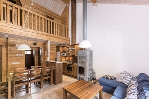 Fernseher, Kamin, DVD-Player