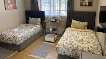 Desk, iron/ironing board, internet, bed sheets