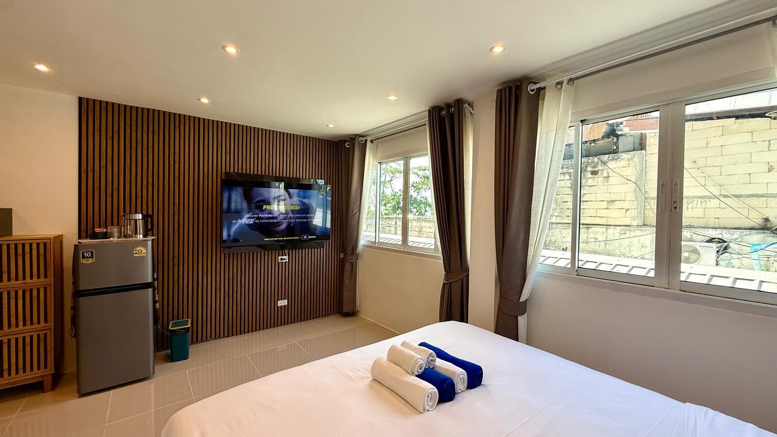 1 bedroom, internet, bed sheets