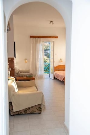 Classic Apartment, Balcony, Partial Sea View | Iron/ironing board (on request), WiFi (free) - Argo Studios (Kini)