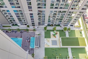Deluxe Apartment, 1 Bedroom, Balcony, City View | View from room - GlobalStay Sobha Creek Vistas Tower (Dubai)