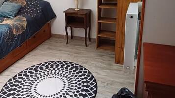 Double Room, 2 Twin Beds | Desk, individually decorated, bed sheets