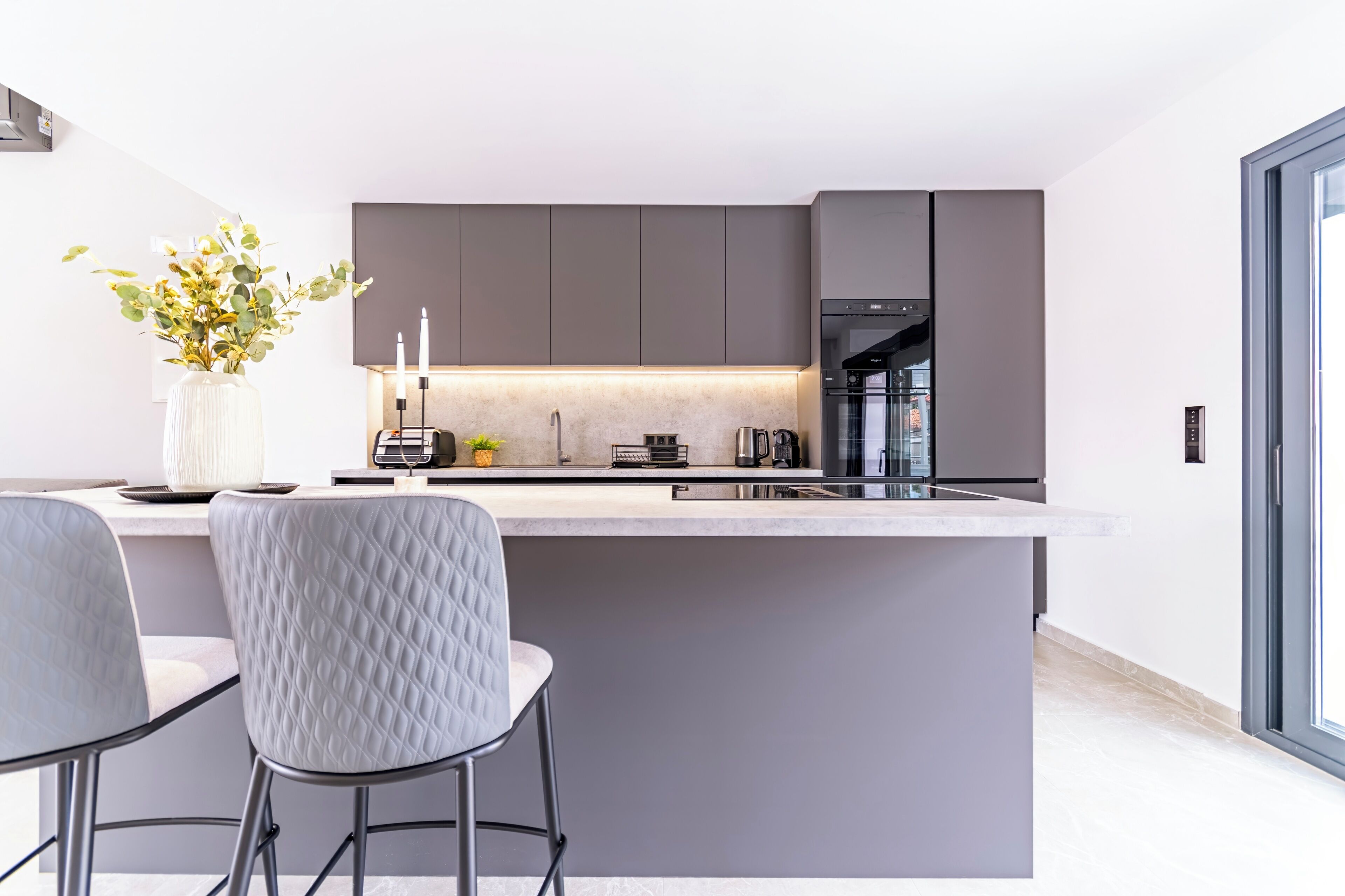 Luxury Villa, Sea View | Private kitchen