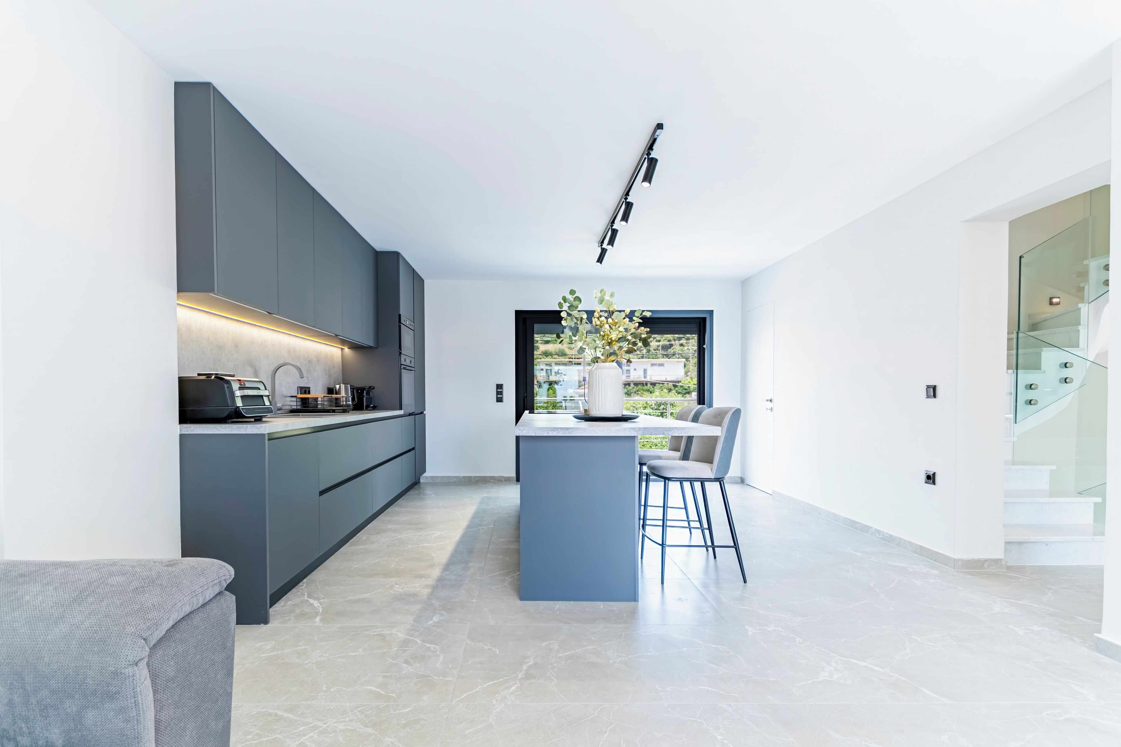 Luxury Villa, Sea View | Private kitchen