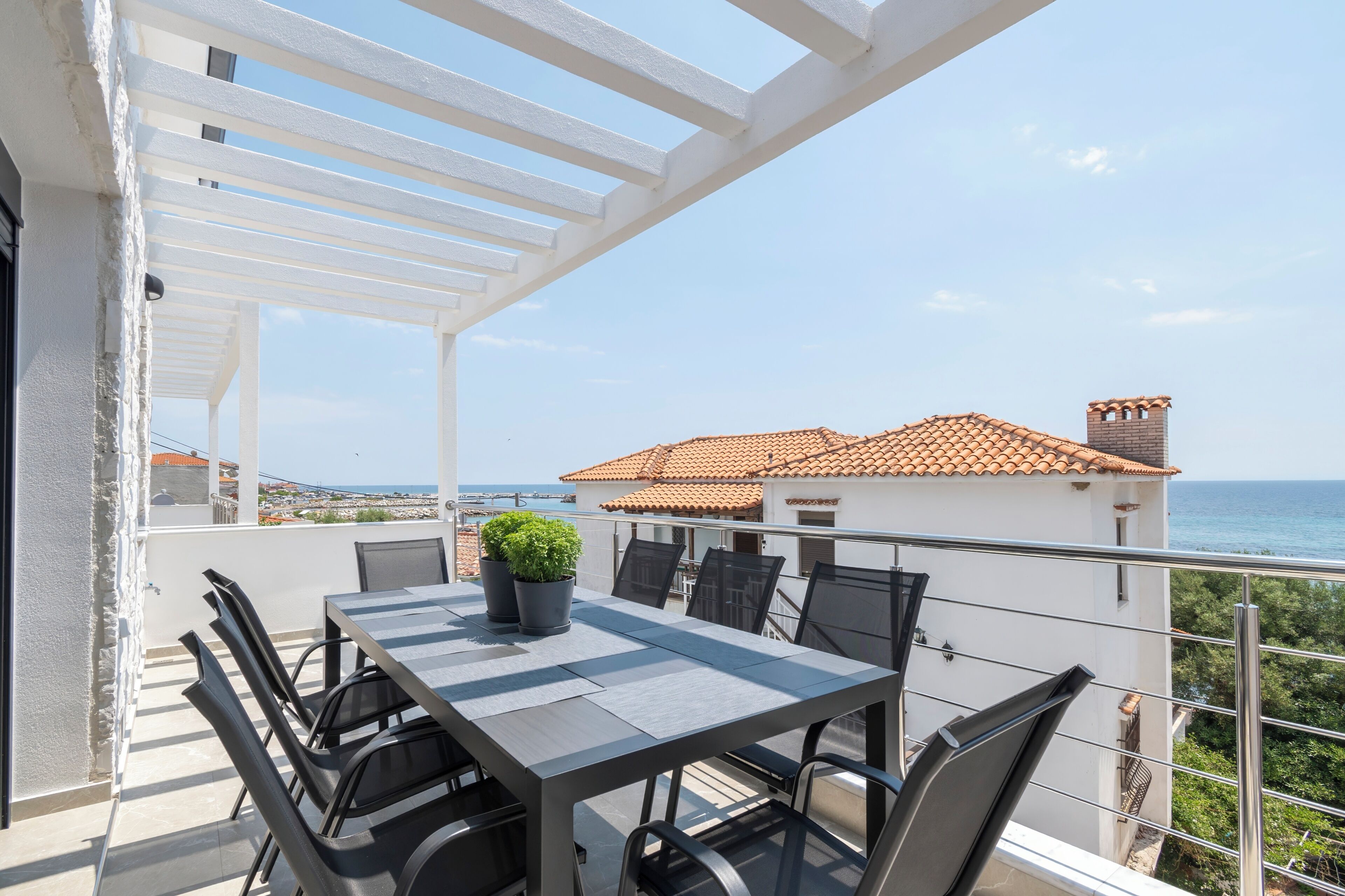 Luxury Villa, Sea View | Outdoor dining