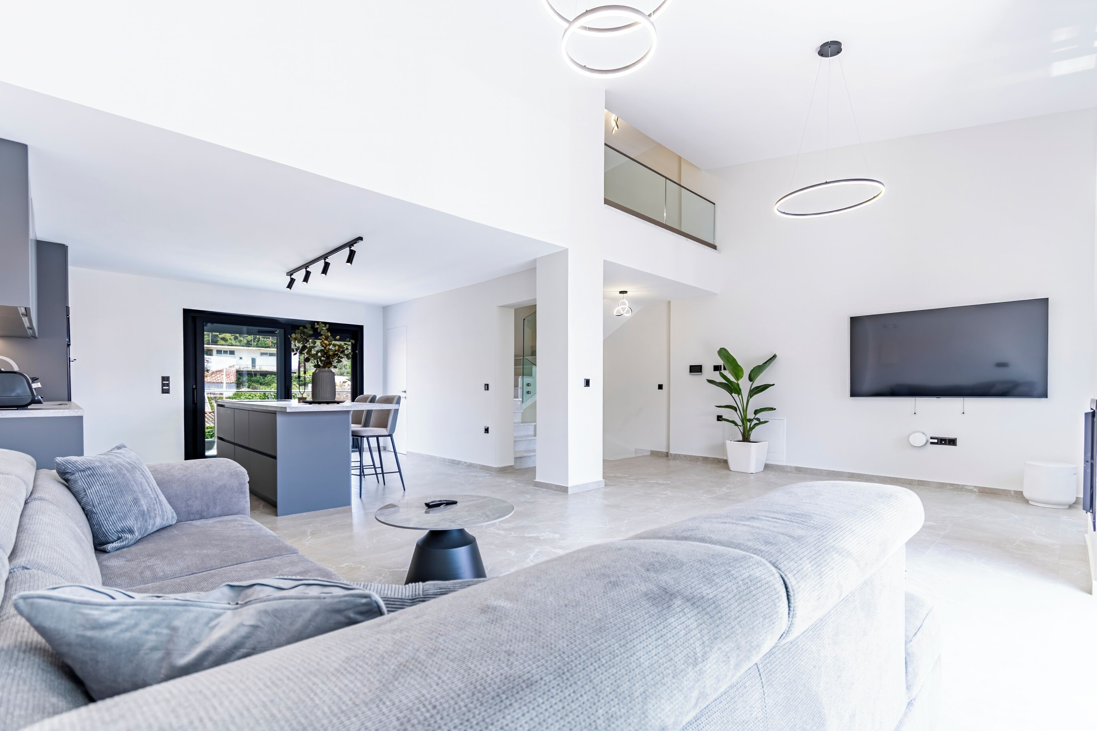 Luxury-Villa, Meerblick | Wohnbereich