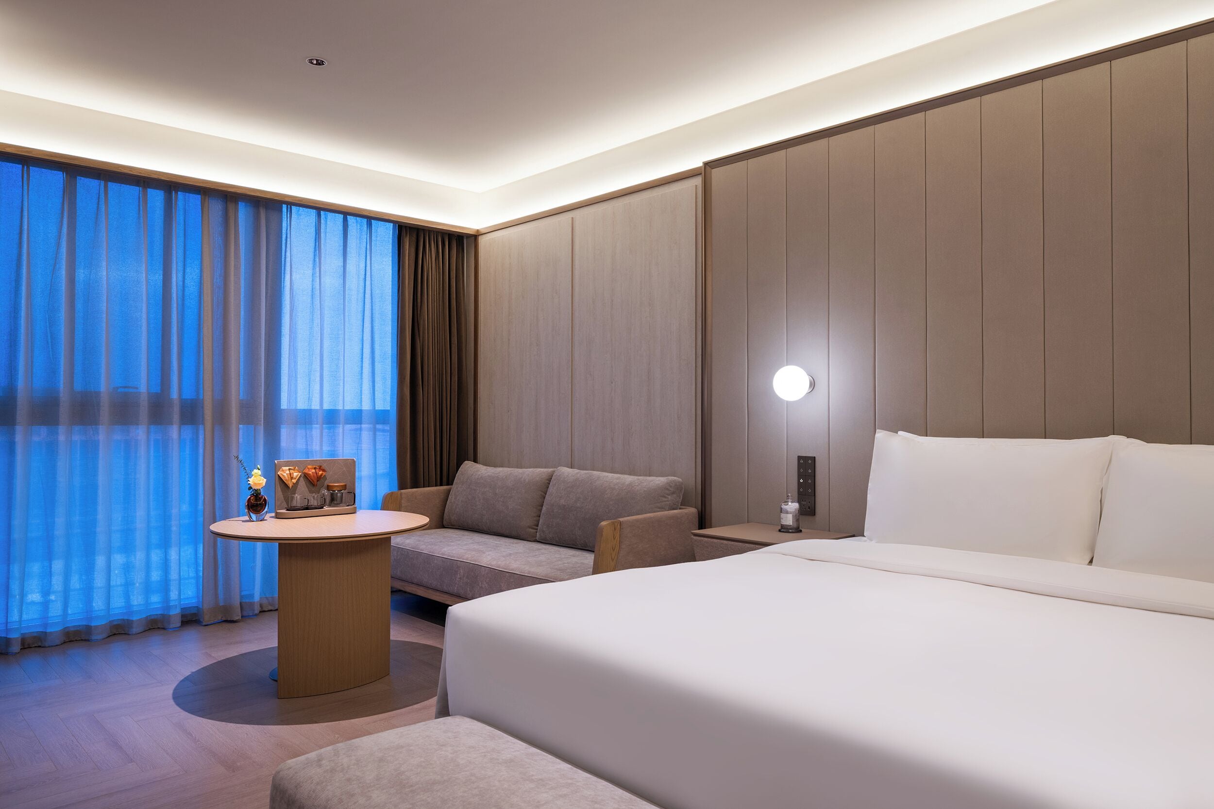 Deluxe-Doppelzimmer | Daunenbettdecken, Schreibtisch, laptopgeeigneter Arbeitsplatz