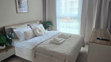 2 bedrooms, iron/ironing board, WiFi (free), bed sheets