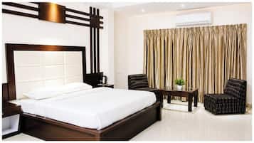 Chambre Double Premium, climatisation | Vue de la chambre