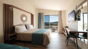 Suite, Balcony, Pool View | In-room safe, soundproofing, free WiFi