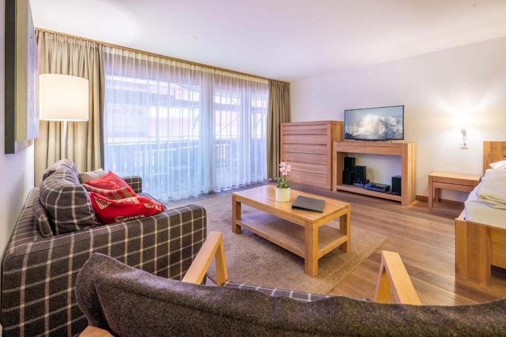 Apartment, Balkon, Stadtblick | Wohnbereich