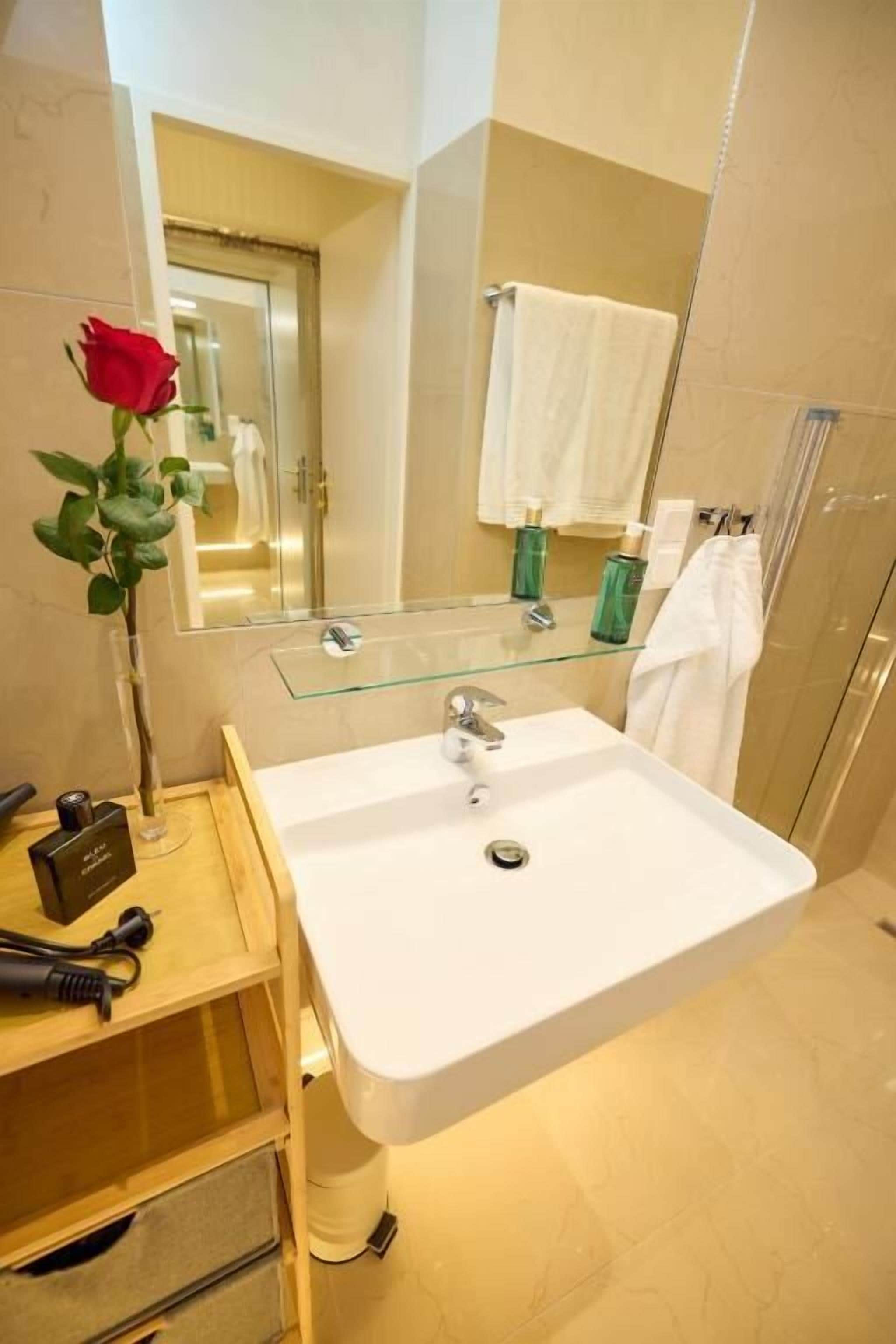 Comfort appartement, uitzicht op de stad | Badkamer