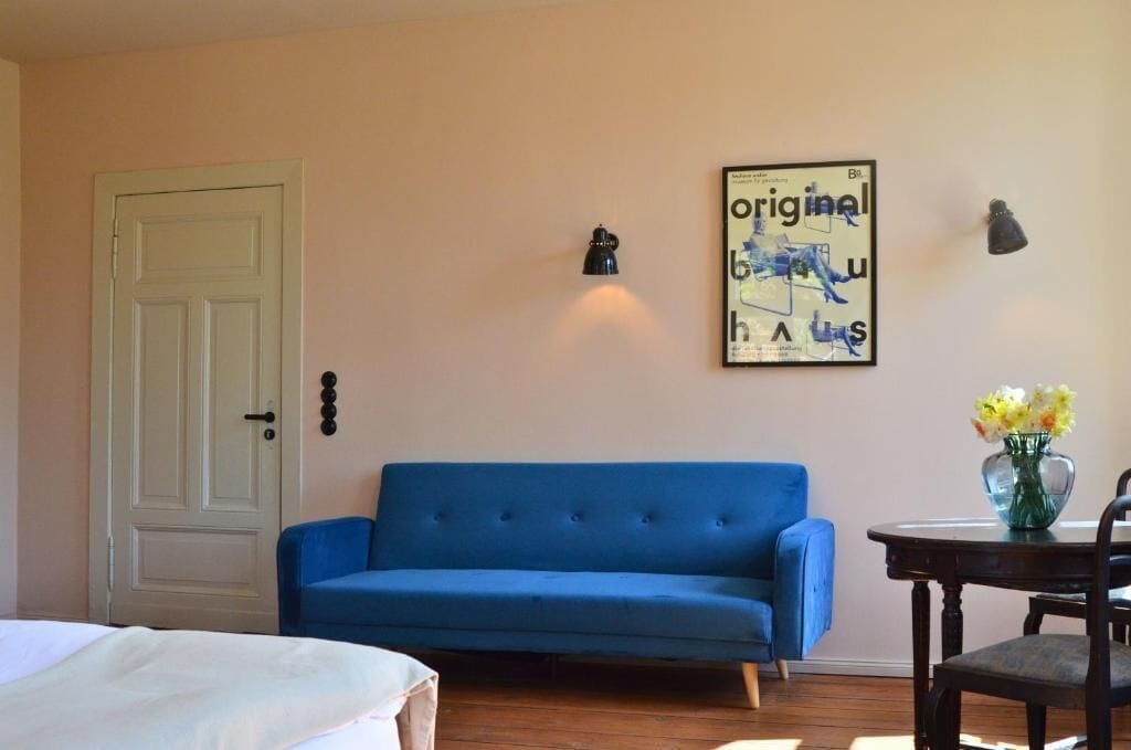 Quarto casal, aceita animais de estimação, vista para o jardim | Parte interna