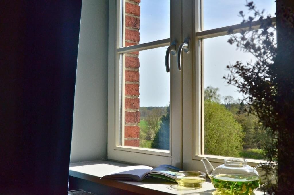 Habitación doble, vista al patio, en el área del jardín | Interior