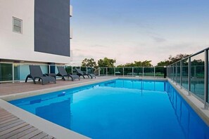 Pool - Harbourfront 2 Bedroom Apartment at Allure 602 (South Townsville)