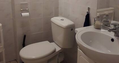 For Rent: 25 square meters, one-bedroom apartment with two rooms, kitchen, bedroom, and bathroom