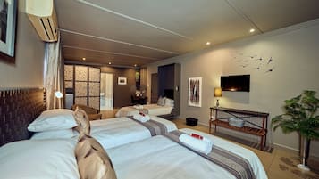 Deluxe Double or Twin Room, Patio, Garden View | Desk, laptop workspace, WiFi (free)