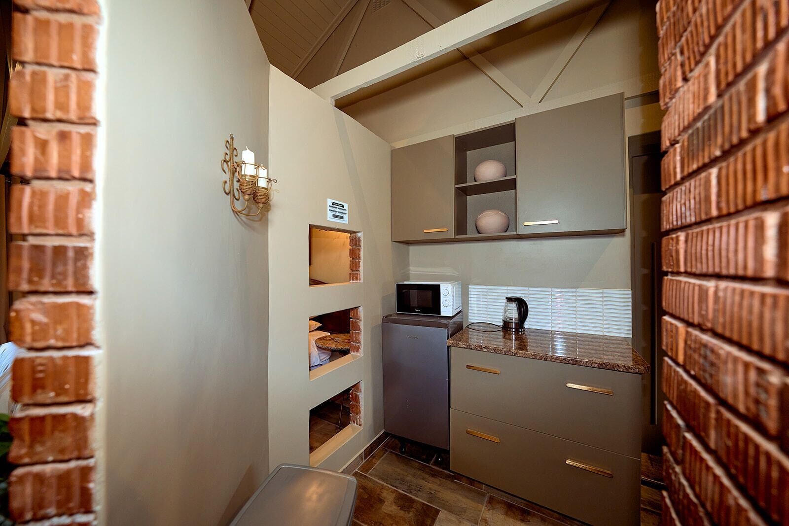 Deluxe Double or Twin Room, Patio, Garden View | Private kitchen