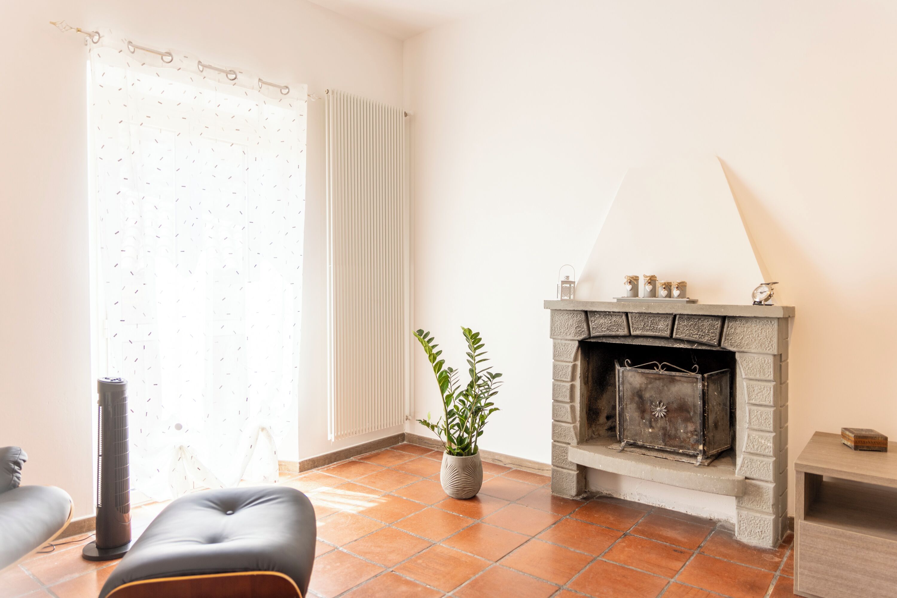 Apartment (1 Bedroom) | Living area | 32-inch Smart TV with cable channels