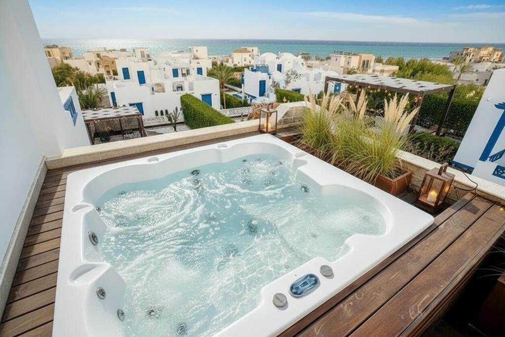 Bain à remous extérieur