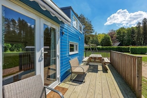 Outdoor dining - De Glamping - Blue Tiny House | Sleeps 6 (Zeewolde)