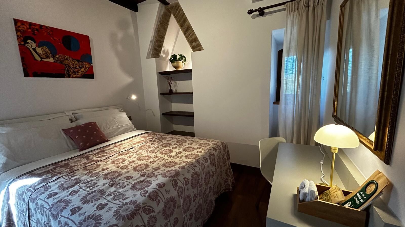 Down duvets, pillow-top beds, in-room safe, desk