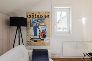 Business Apartment Le Corbusier | Khu phòng khách