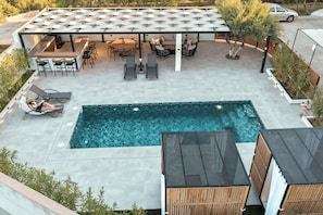Apartment, Patio, Pool View | Private pool - Ria Oasis Residence (Ag. Nikolaos)