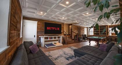 The Chapel Retreat with Hot Tub and Game Room