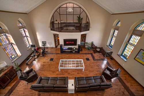 The Chapel Retreat with Hot Tub and Game Room