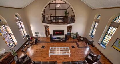 The Chapel Retreat with Hot Tub and Game Room