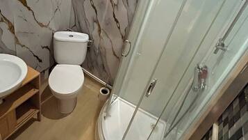 Towels, soap, toilet paper