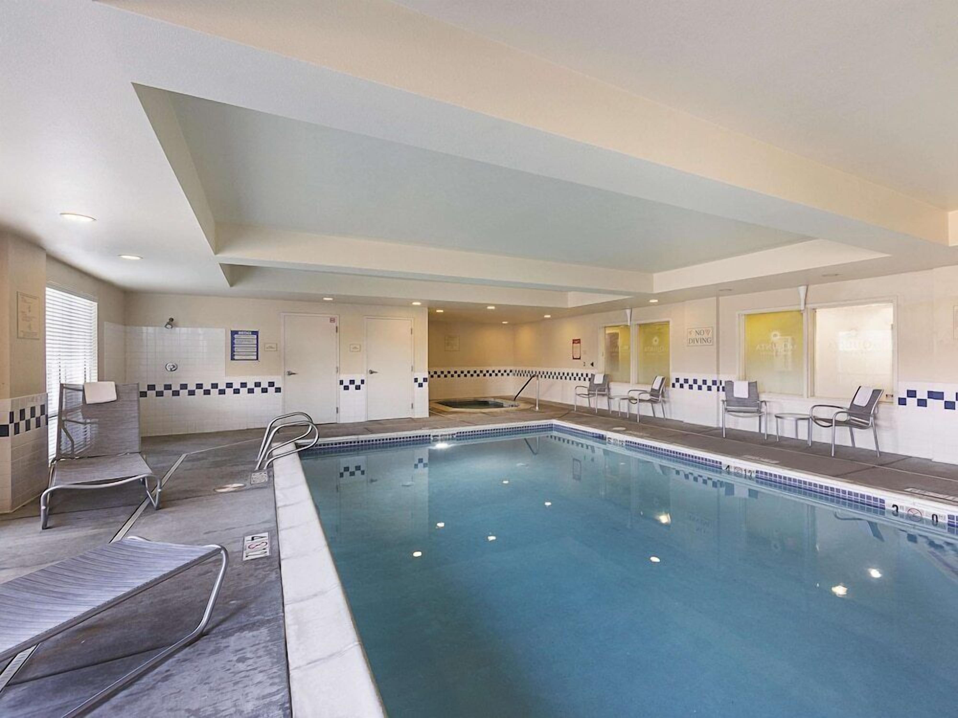 Indoor pool, outdoor pool