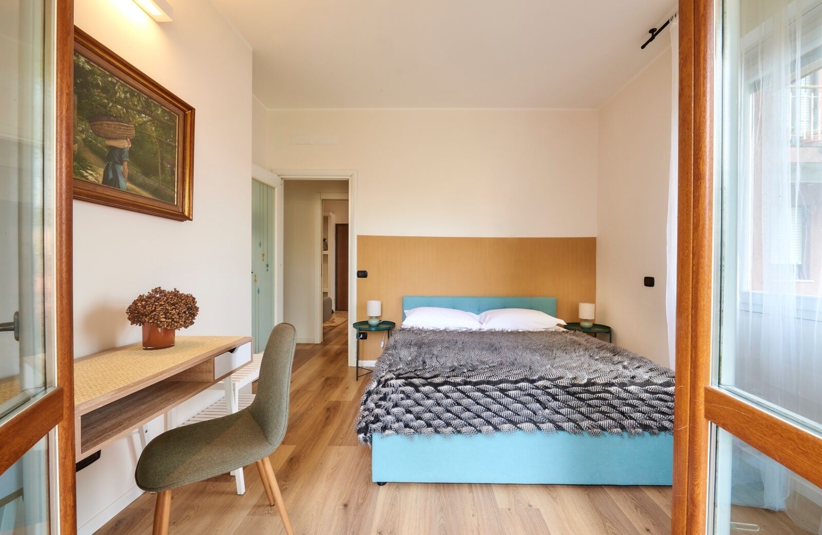 2 chambres, fer et planche à repasser, Wi-Fi, draps fournis