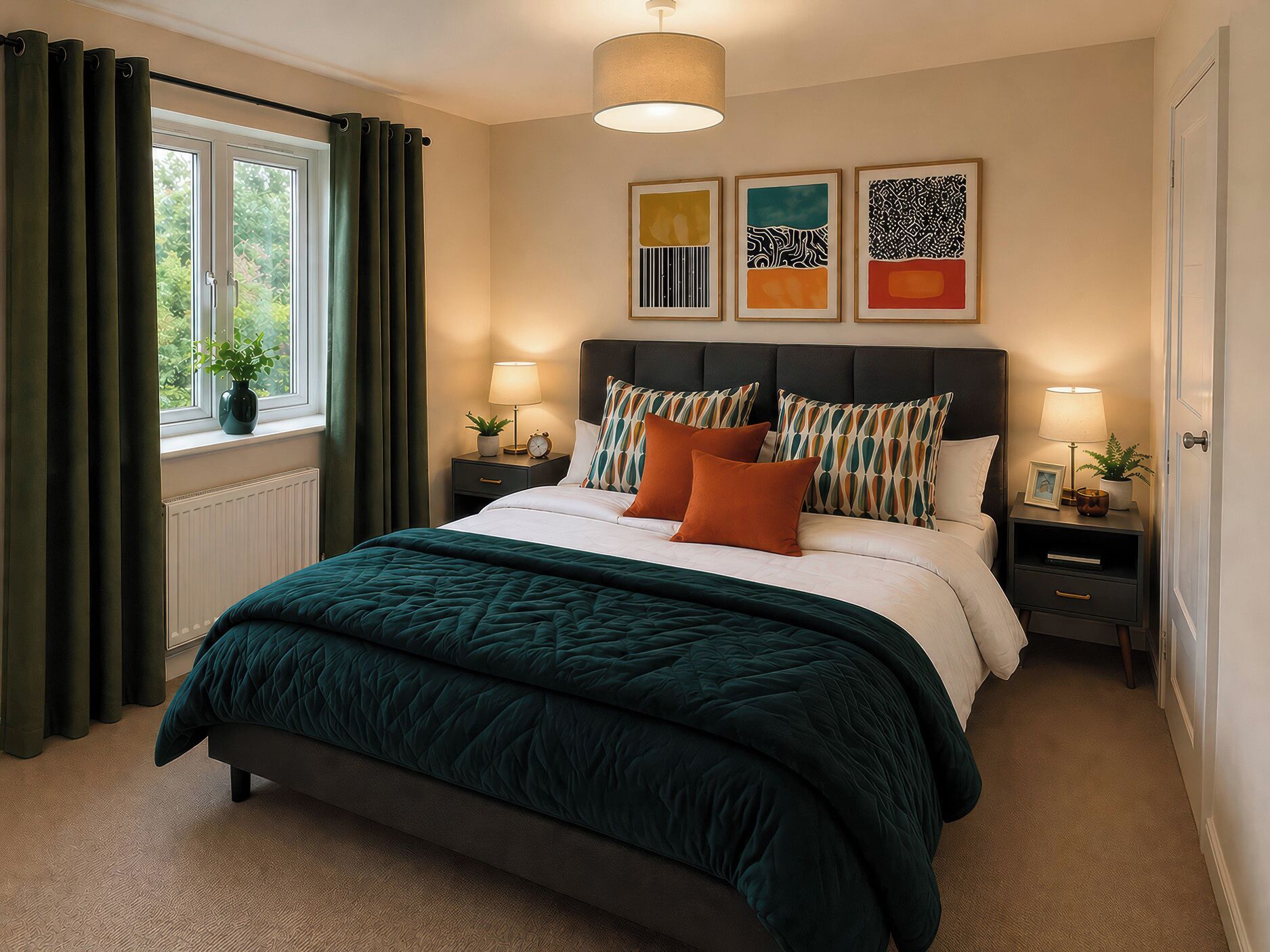 3 chambres, accès au Wi-Fi (inclus), décor unique, ameublement unique