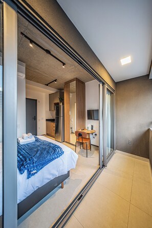 Departamento, balcón | Wifi gratis y ropa de cama 