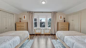 3 chambres, bureau, Wi-Fi, draps fournis