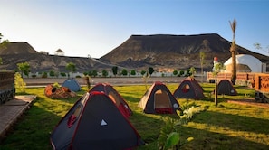 Basic Tent, Mountain View | Terrace/patio