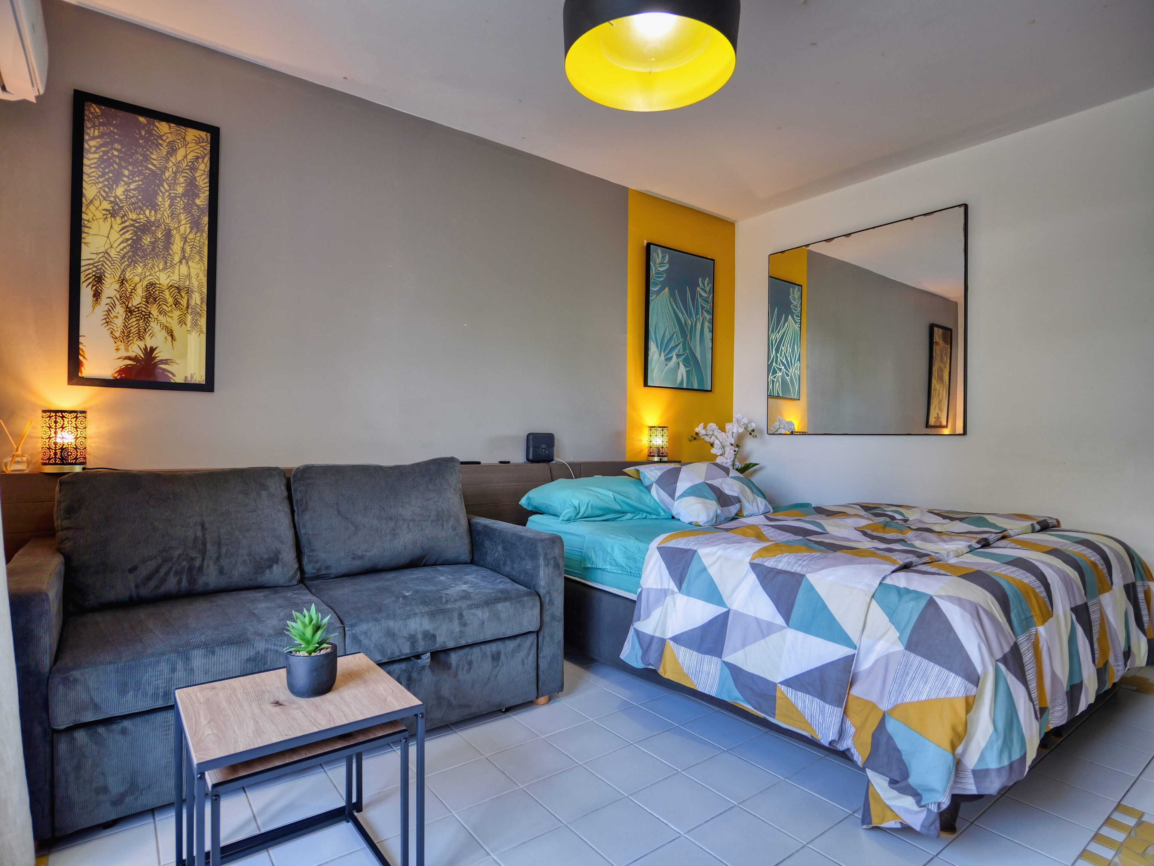 1 chambre, accès Internet, draps fournis